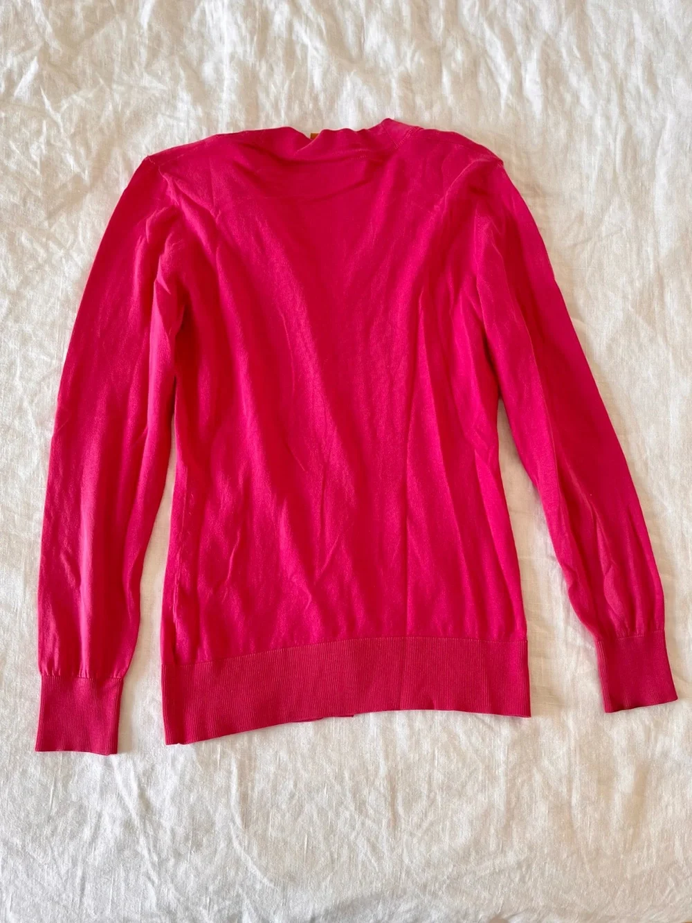 Tory Burch Simone Cardigan xs v neck pink